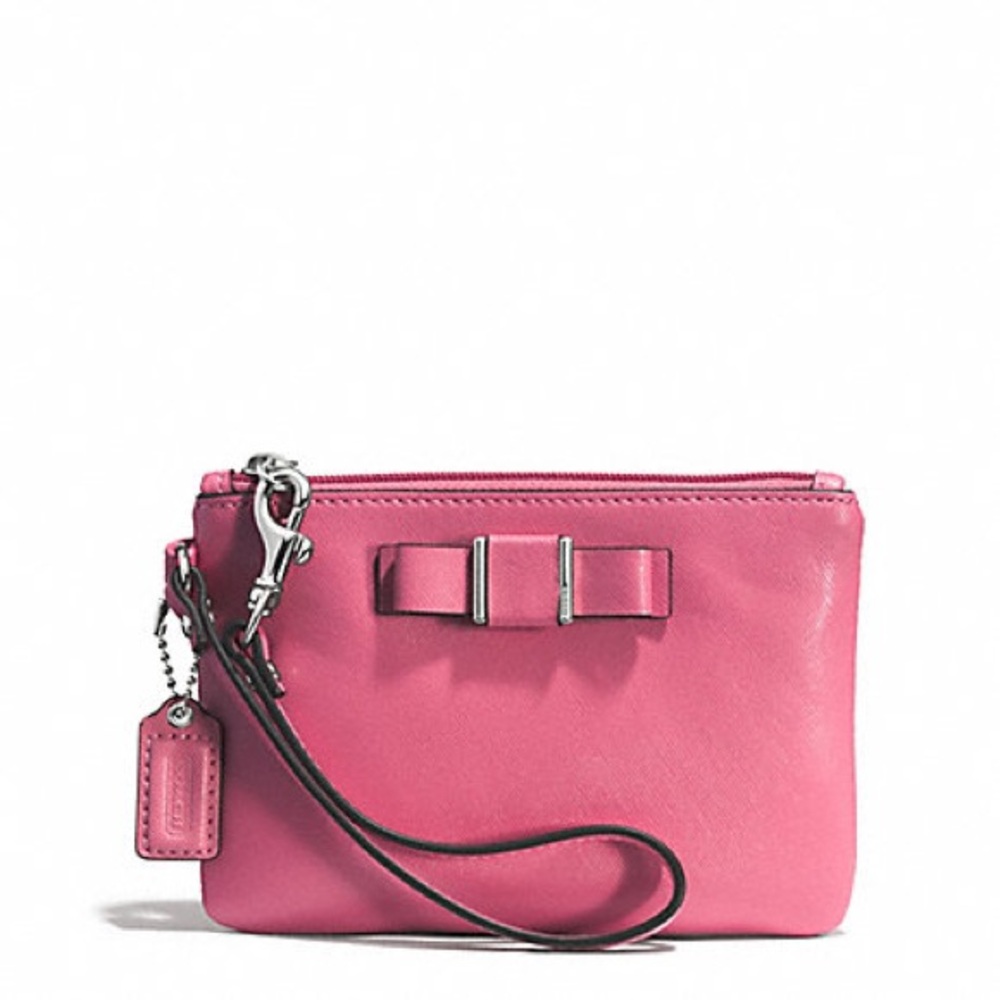 Coach Darcy Bow Pink Small Wrislet